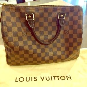 Speedy Damier Ebene 35 Satchel